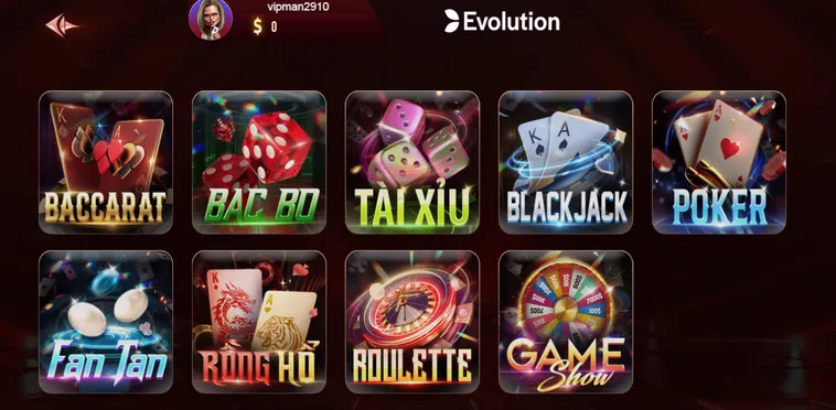 Khám Phá Đỉnh Cao Sảnh Evolution Livestream Tại ManClub Đẳng Cấp Số Một Hiện Nay