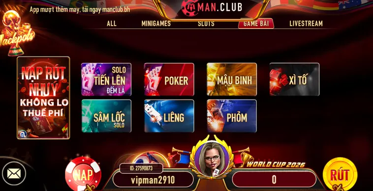 Cổng Game Bài ManClub Thiên Đường Cá Cược Đẳng Cấp Nhất Hiện Nay