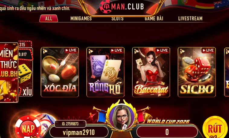 Chinh Phục Siêu Phẩm Live Casino Livestream Tại ManClub Với Thưởng Lớn Mỗi Ngày