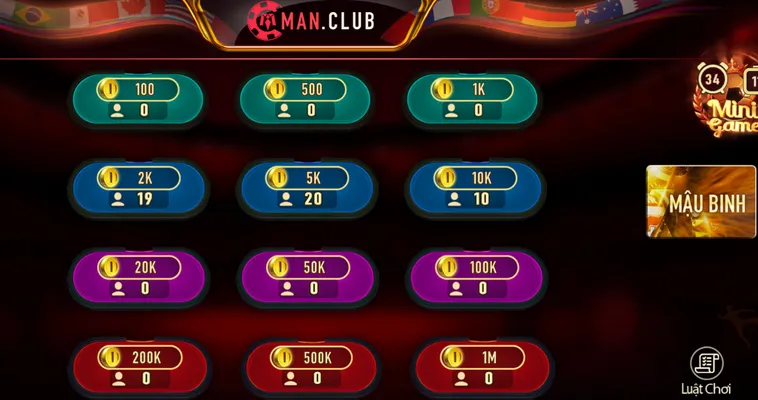 Chinh Phục Đỉnh Cao Game Bài Mậu Binh Tại ManClub Với Phần Thưởng Lớn