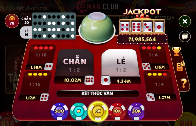 Khám Phá Minigame Mini Xóc Dĩa Tại ManClub Cơ Hội Làm Giàu Cực Khủng