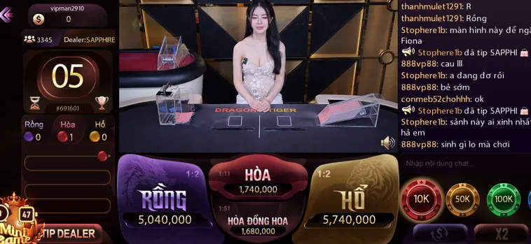 Dealer Chuyên Nghiệp Và Xinh Đẹp Tại Sảnh Rồng Hổ Livestream Tại ManClub Với Phần Thưởng Khủng Mỗi Ngày