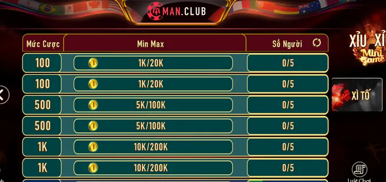 Trải Nghiệm Đỉnh Cao Cùng Siêu Phẩm Xì Tố Tại ManClub Ngay Hôm Nay